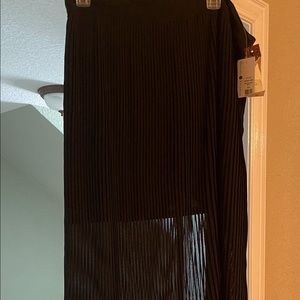 Ranch Estancia Black Semi- Sheer Skirt XXL